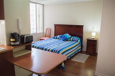 Alojamiento amoblado Huérfanos - Metro Santa Ana 13 (3998)